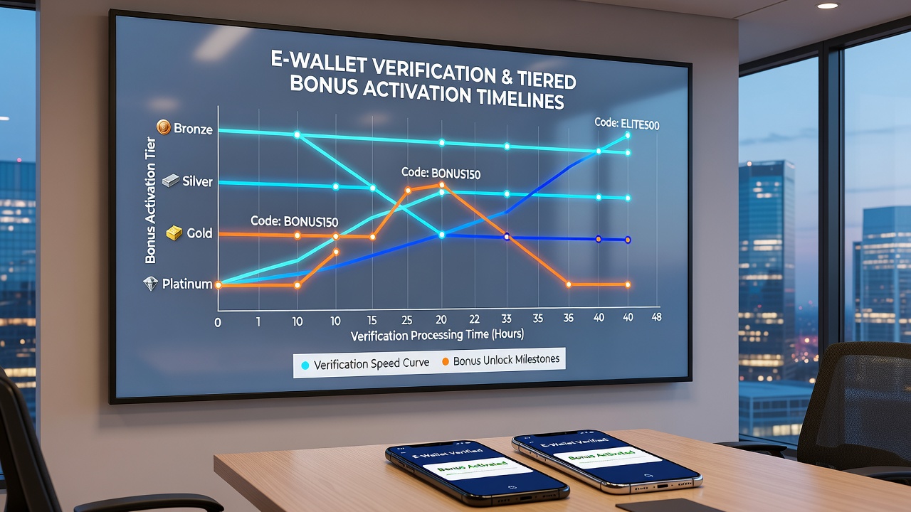 Grafik veranschaulicht Muster von Verifizierungszeiten und Bonusstufen-Aktivierungen