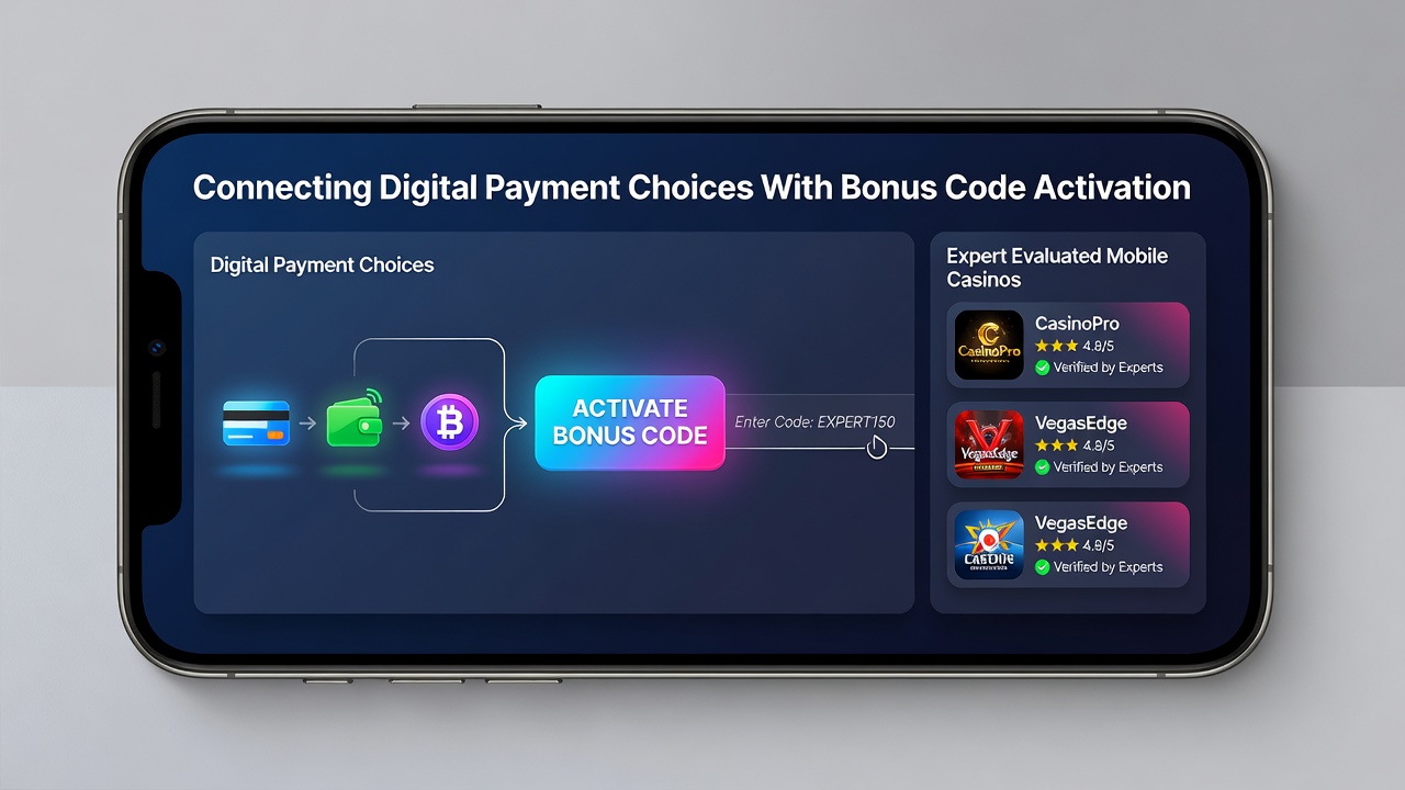 Bonuscode-Aktivierung über digitale Zahlungen in mobilen Casinos
