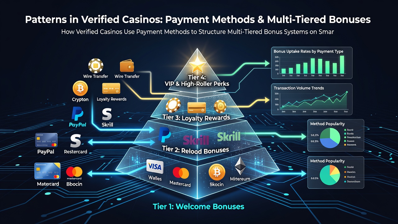 Analyse von Zahlungsmustern und Bonusstaffelungen auf mobilen Geräten in verifizierten Casinos